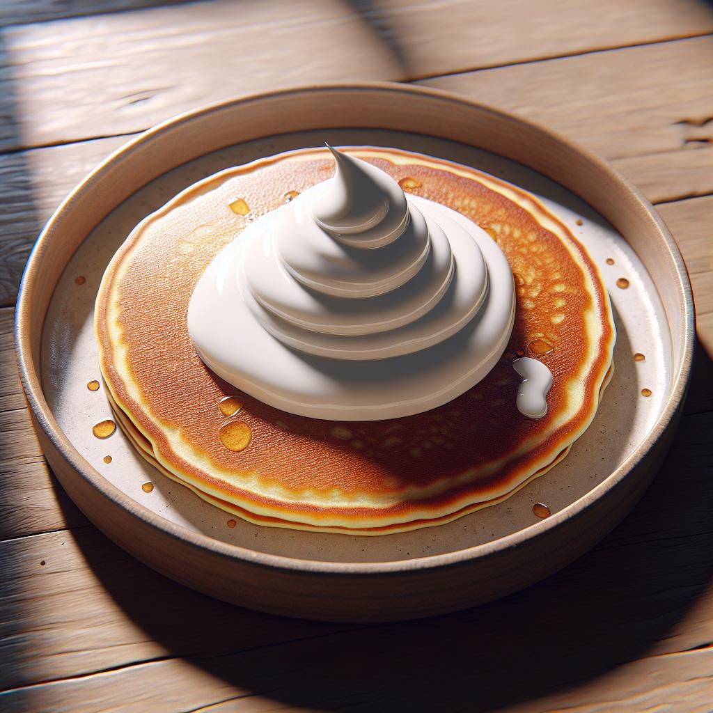 Pancakes con yogur griego