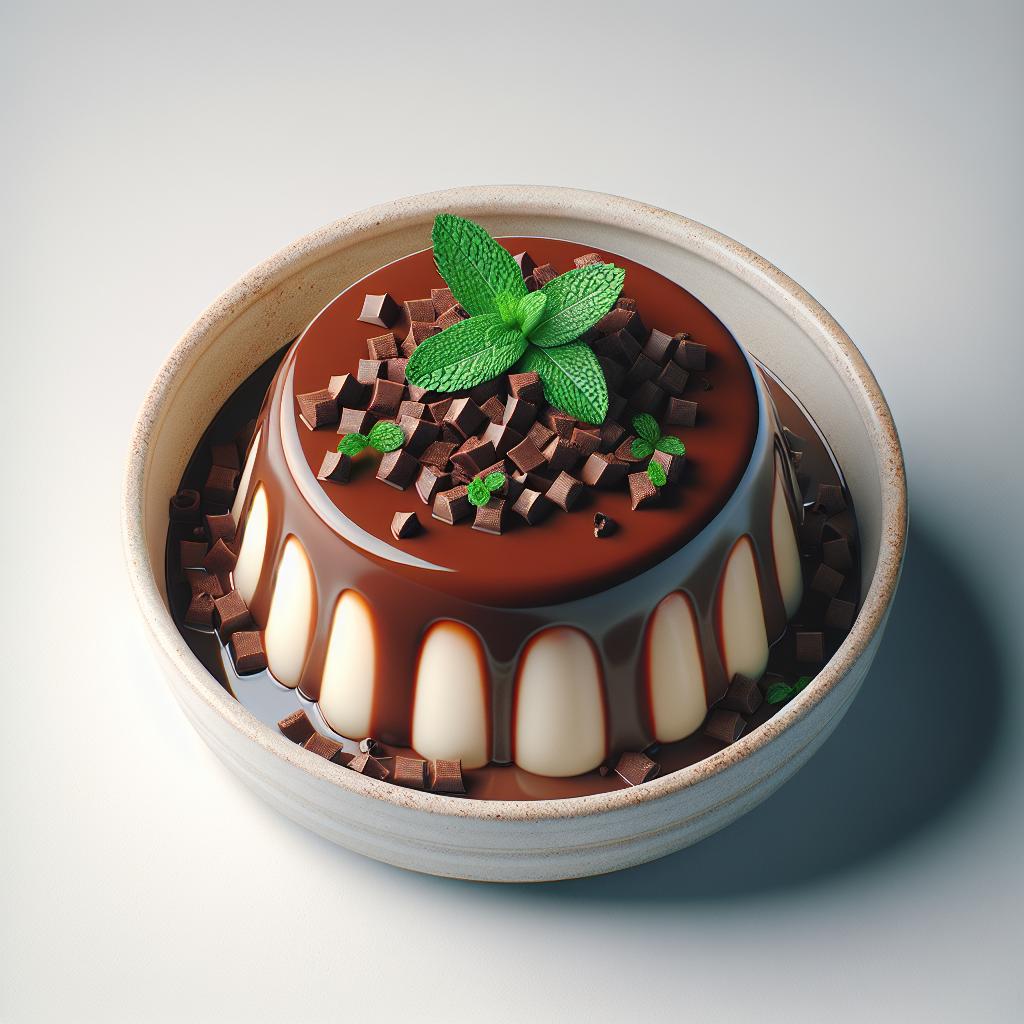 Panna cotta al chocolate