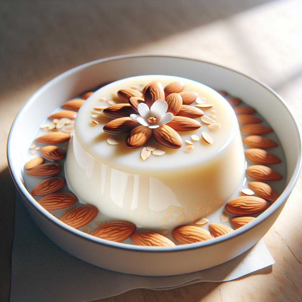 Panna cotta de almendras