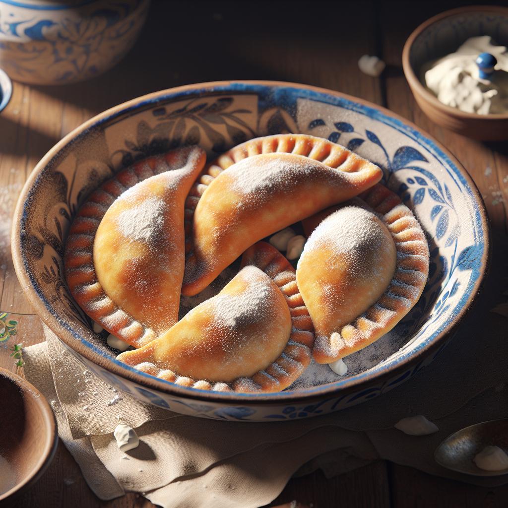 Panzerotti con la ricotta