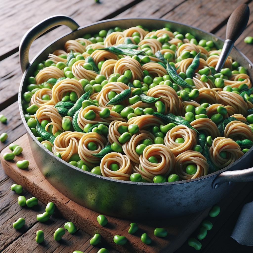 Pasta con las habas