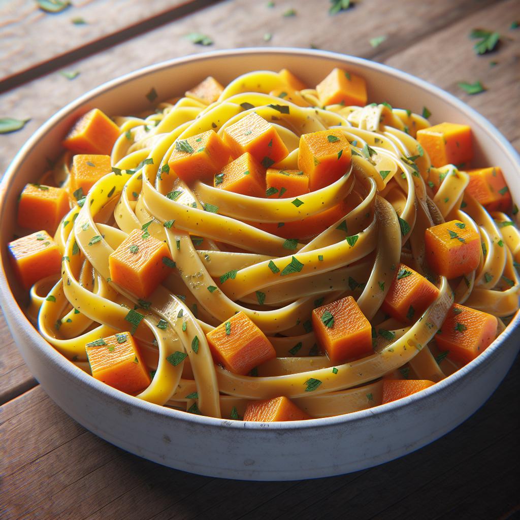 Pasta con calabaza