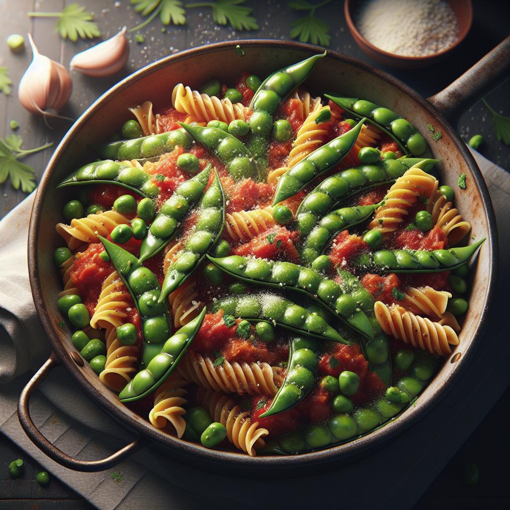 Pasta con habas