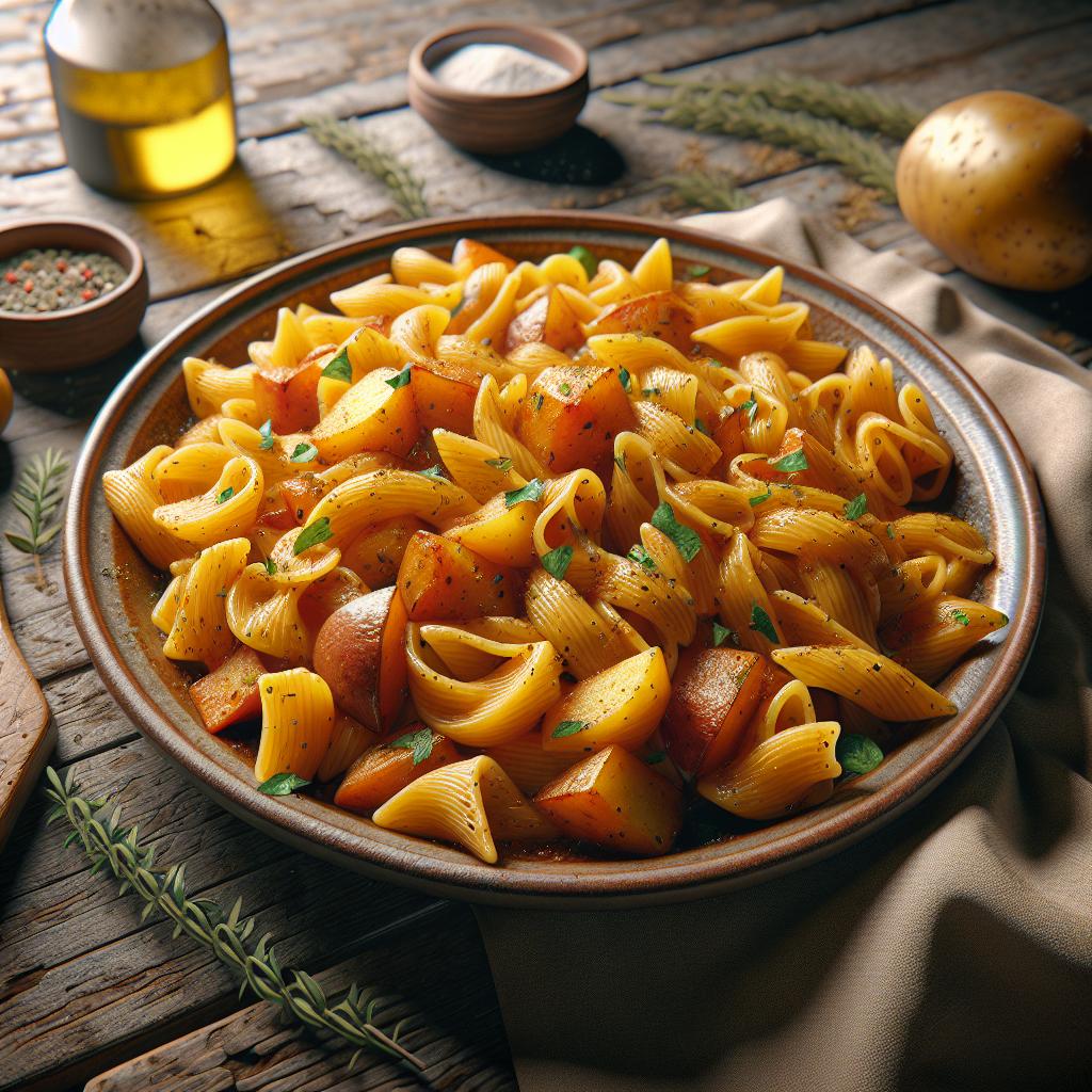 Pasta y patatas de la abuela