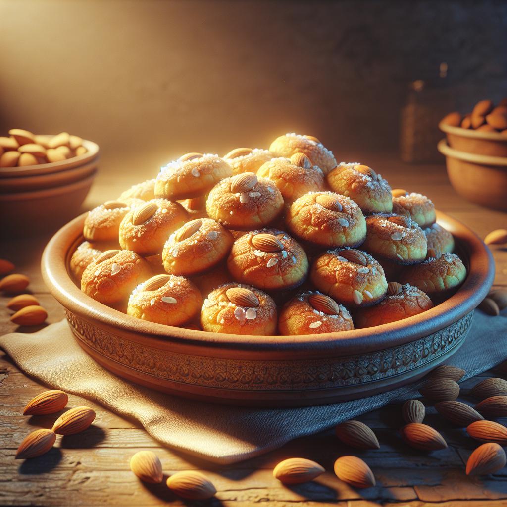 Pasteles de almendra
