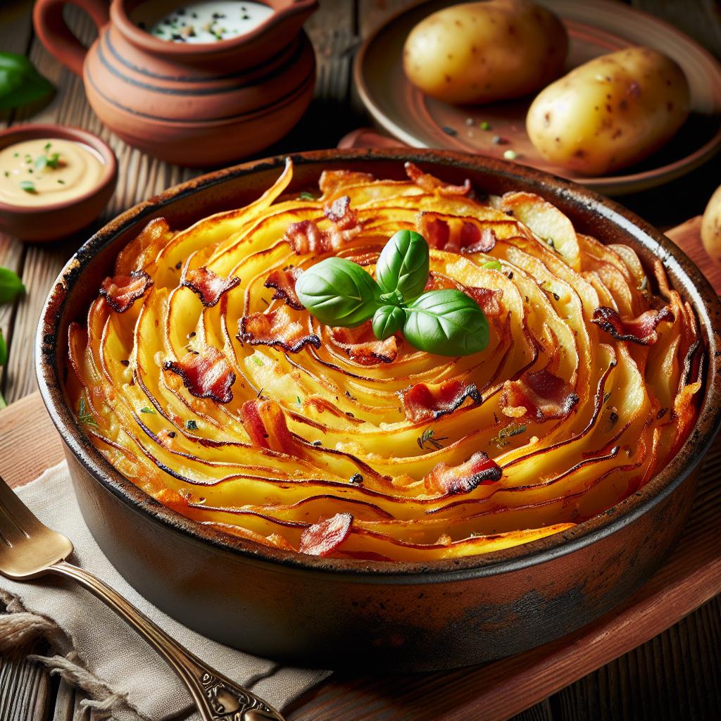 आलू और पैनसेटा का पेस्टिचियो