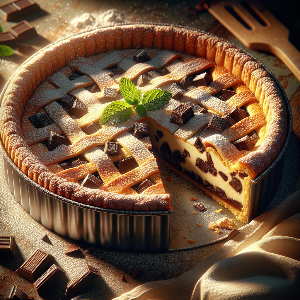 Pastiera al chocolate