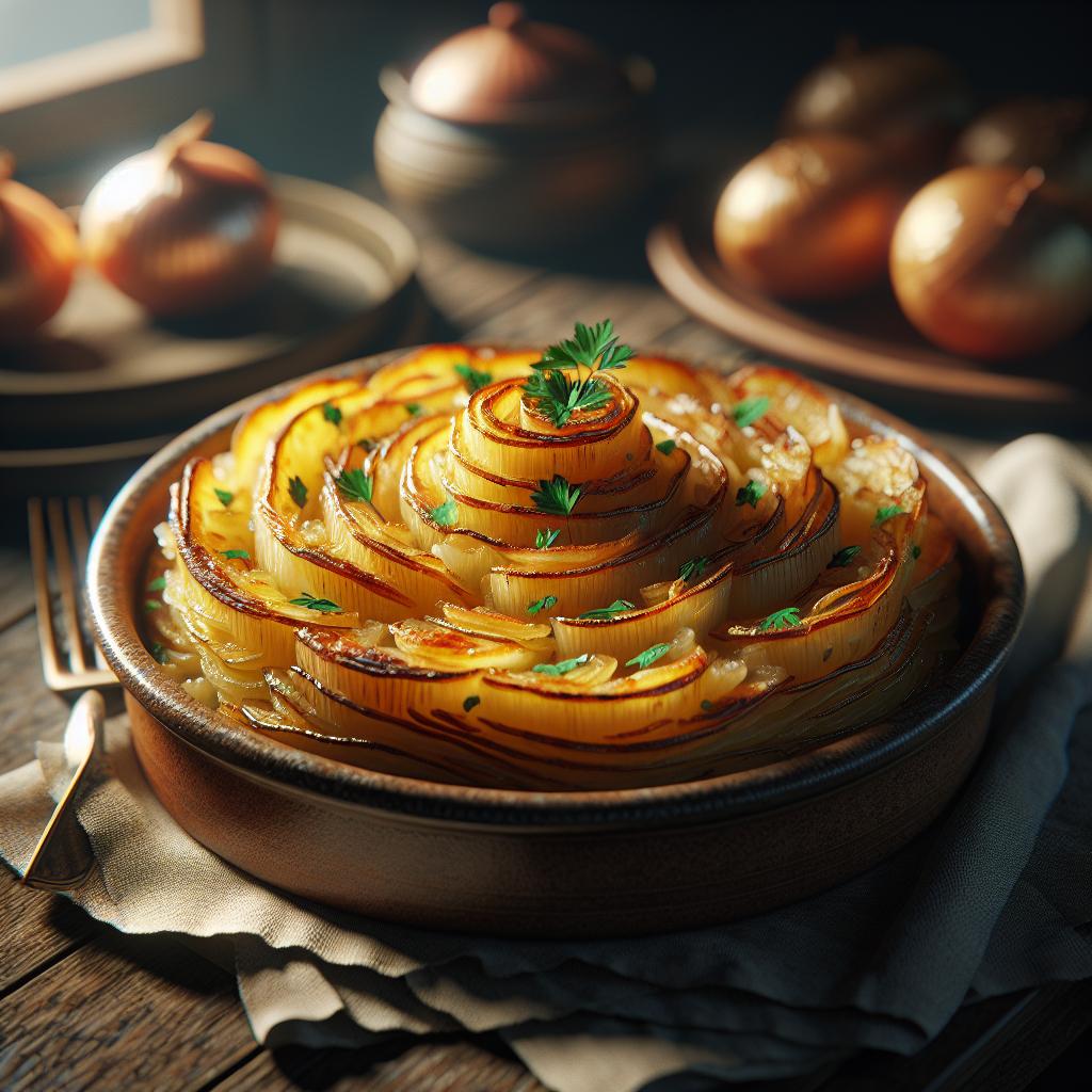 Patatas a la lionesa