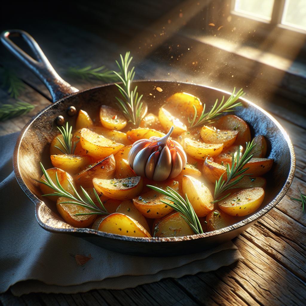 Patatas en sartén