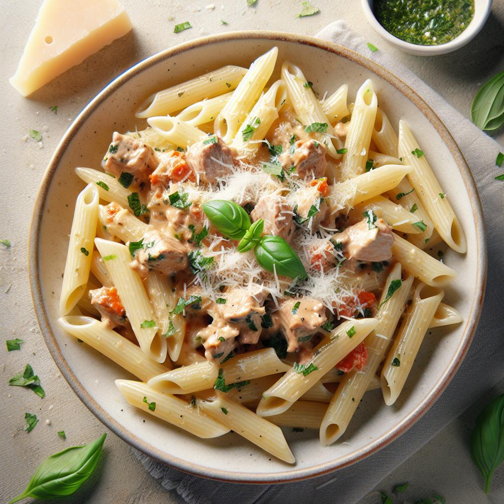 Penne al ragú blanco de conejo