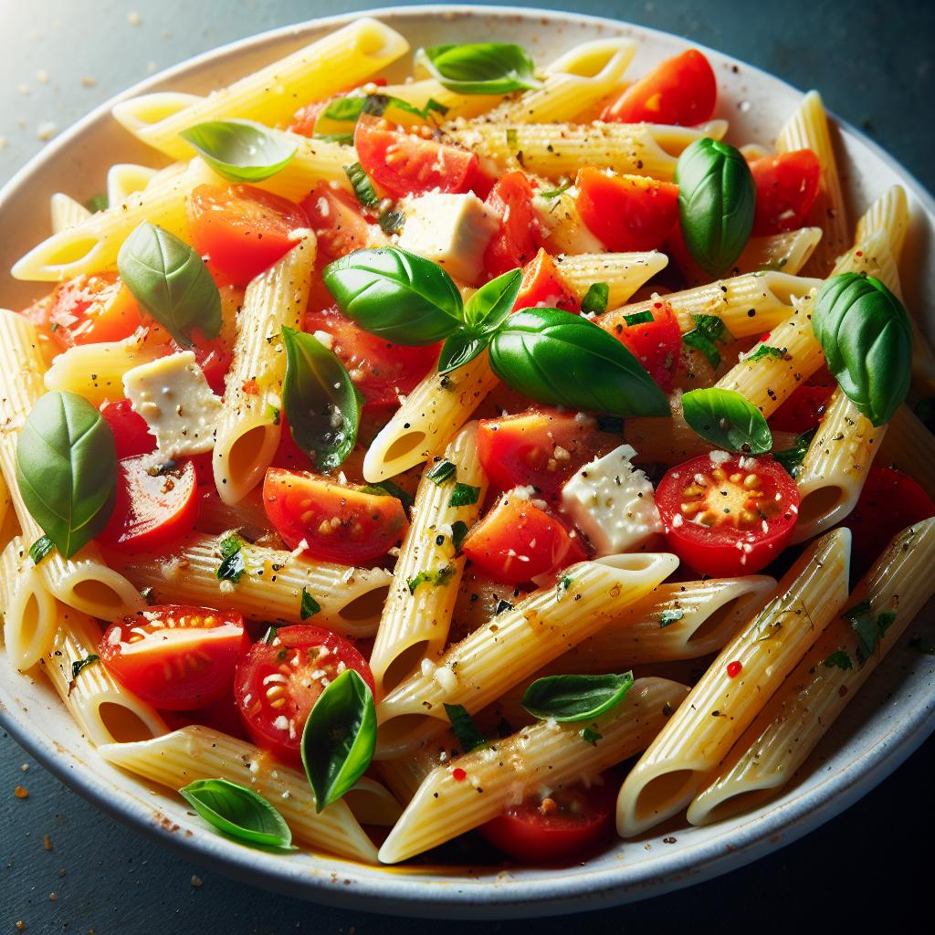 Penne a la crudaiola