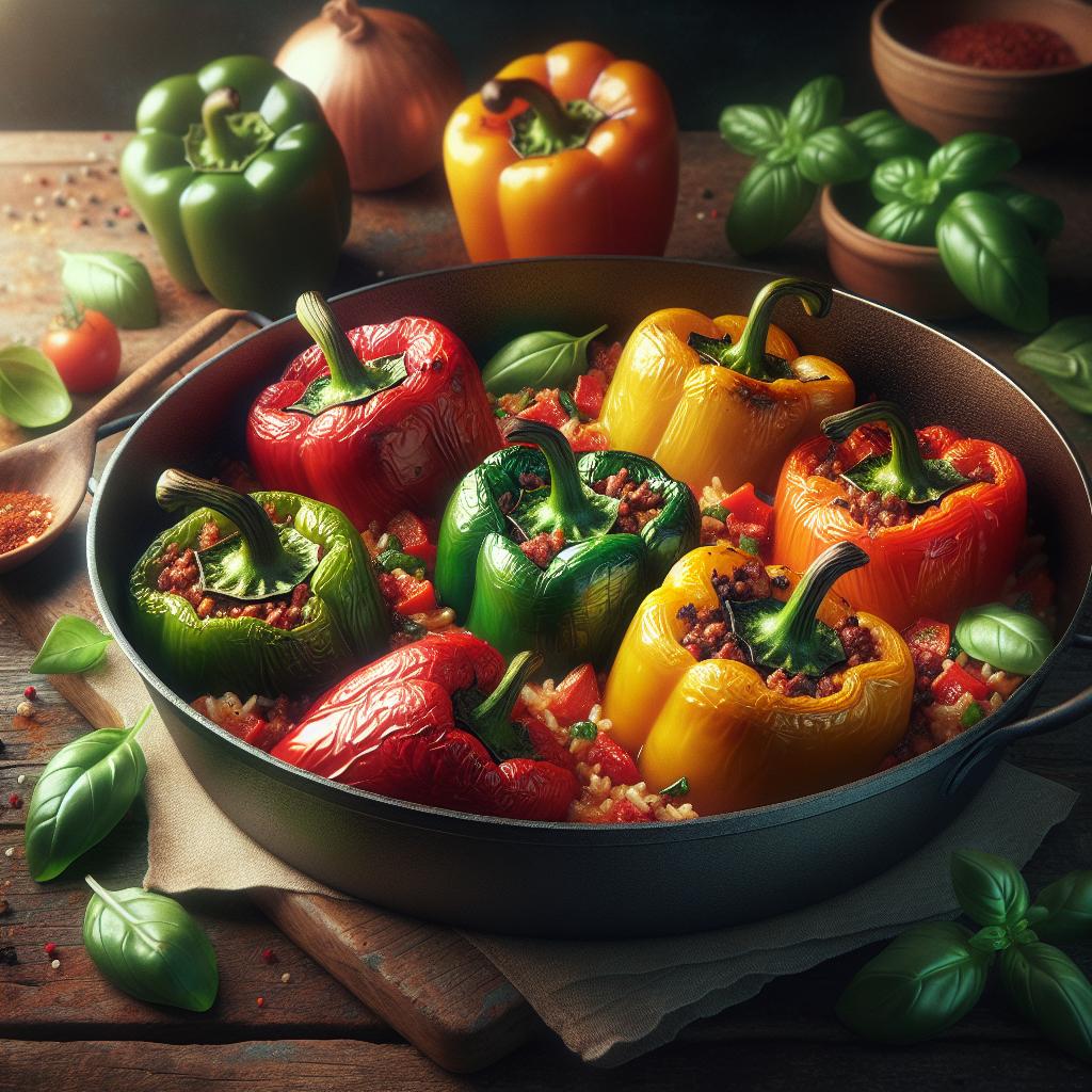 Pimientos al horno