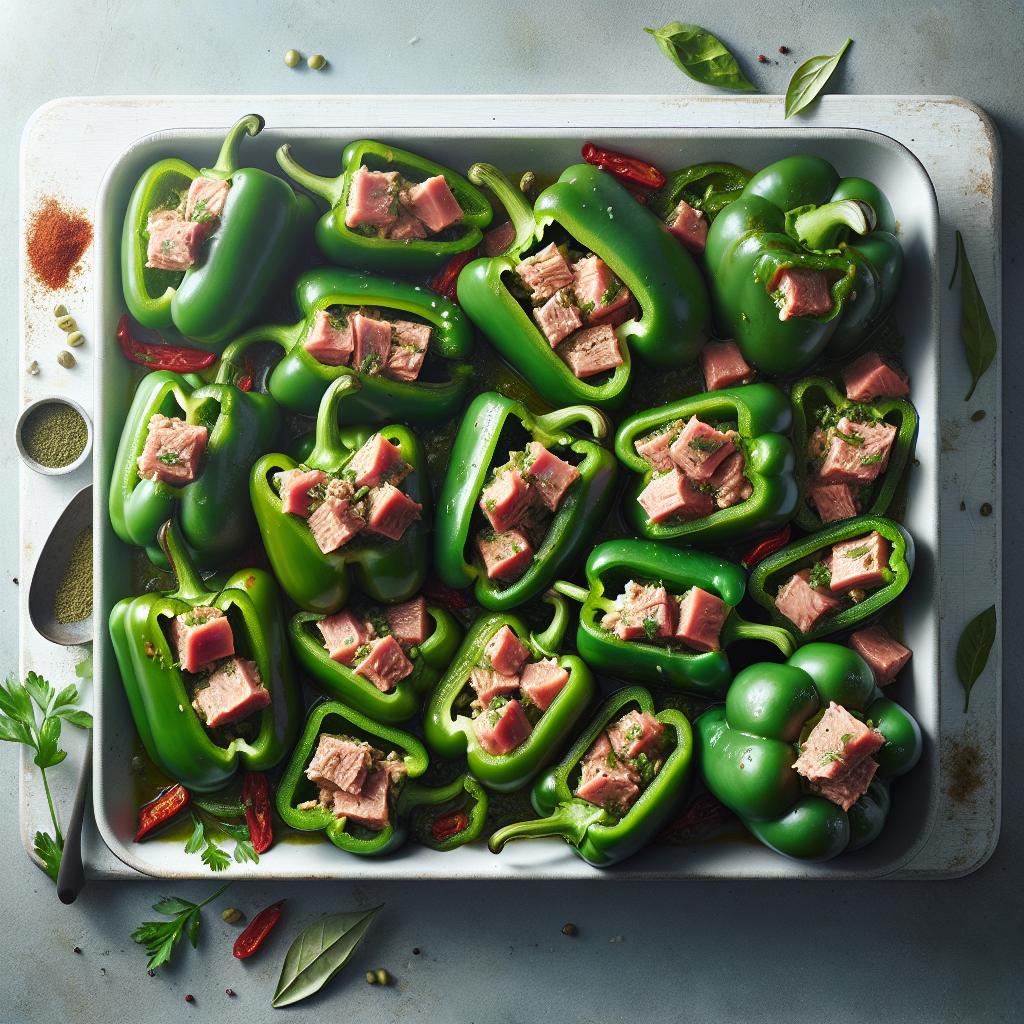 Pimientos al atún