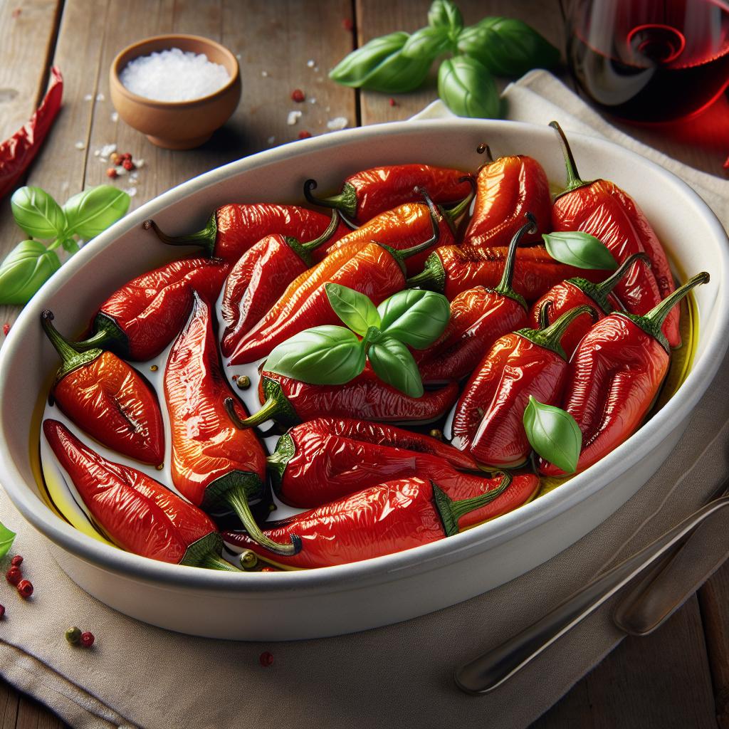 Pimientos asados
