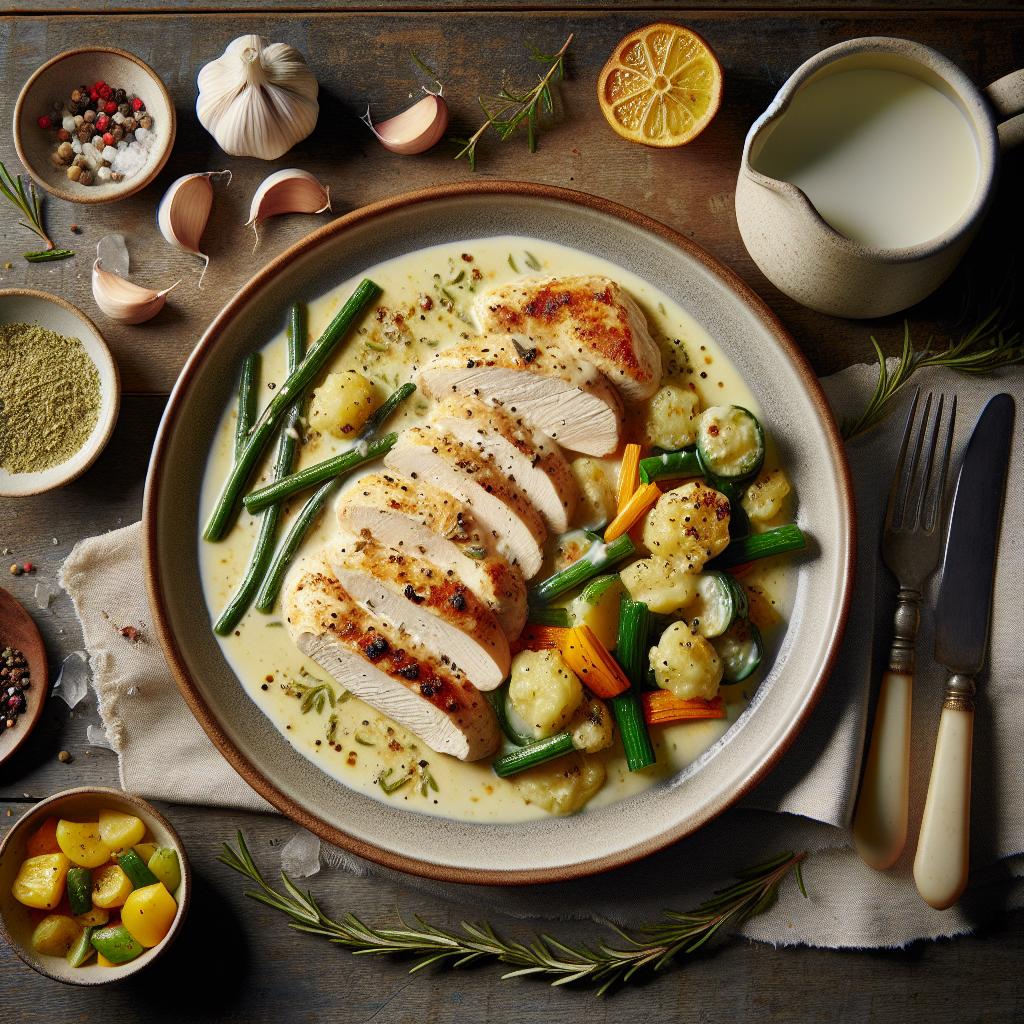 Pechugas de pollo a la leche