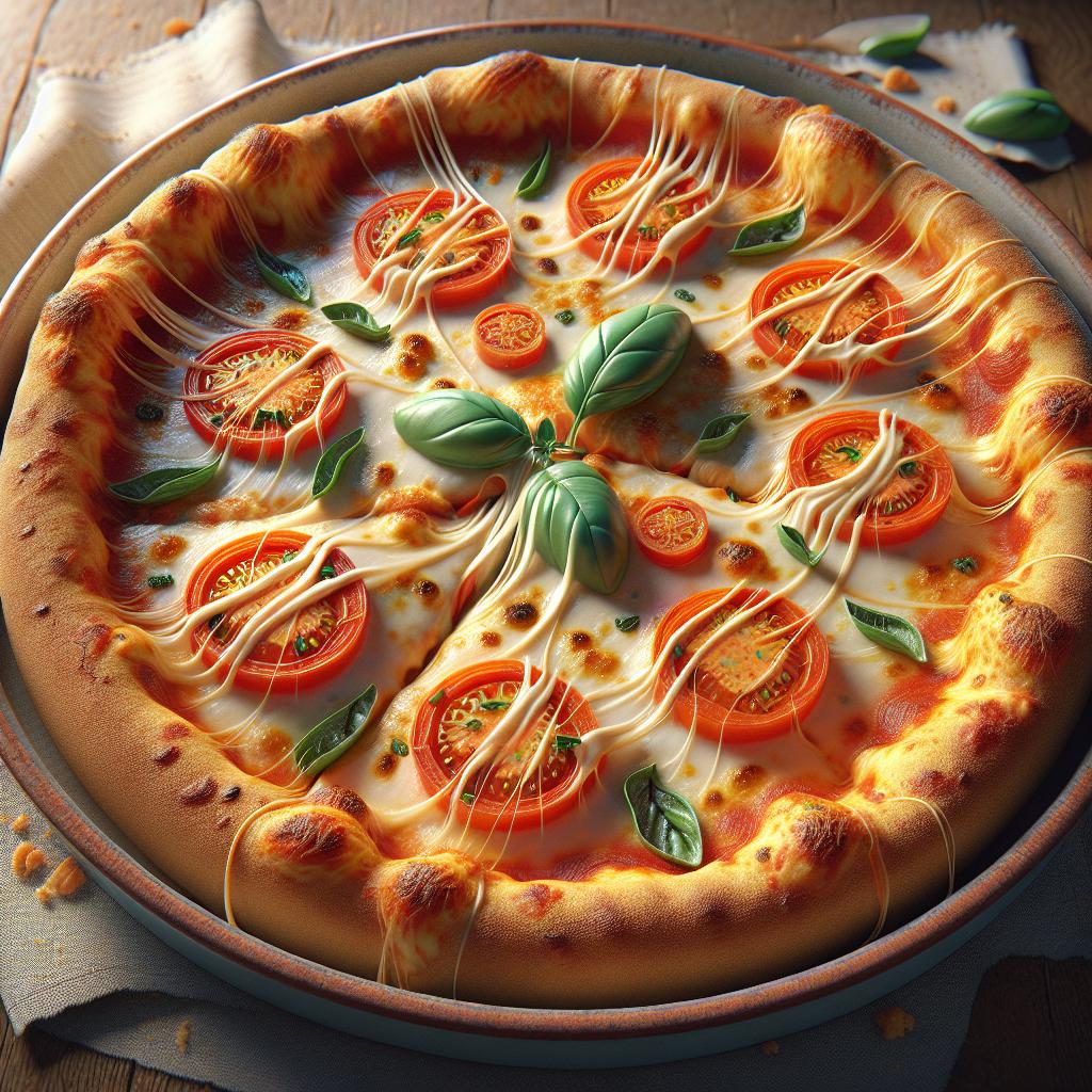 Pizza al queso