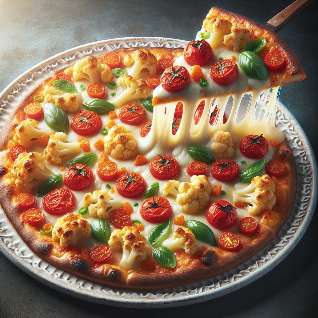 Pizza de coliflor