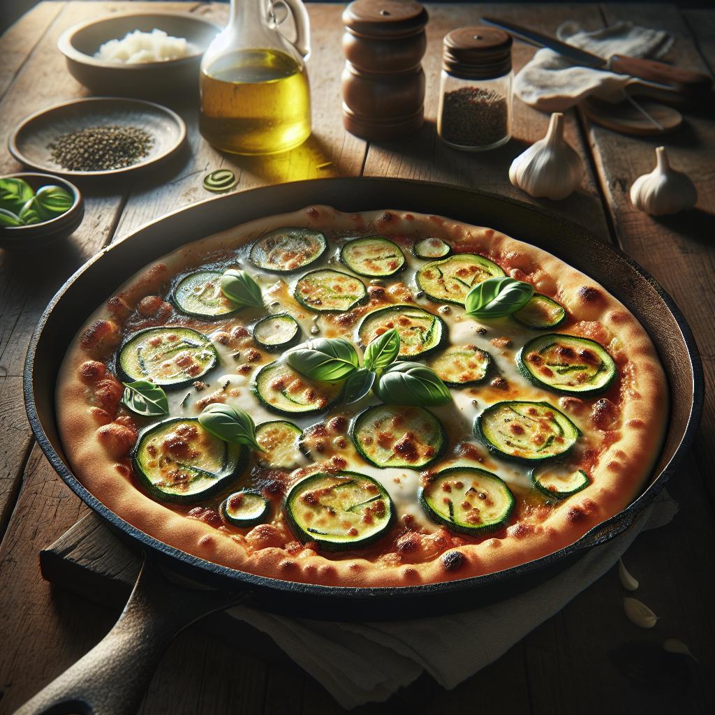 Pizza de calabacines