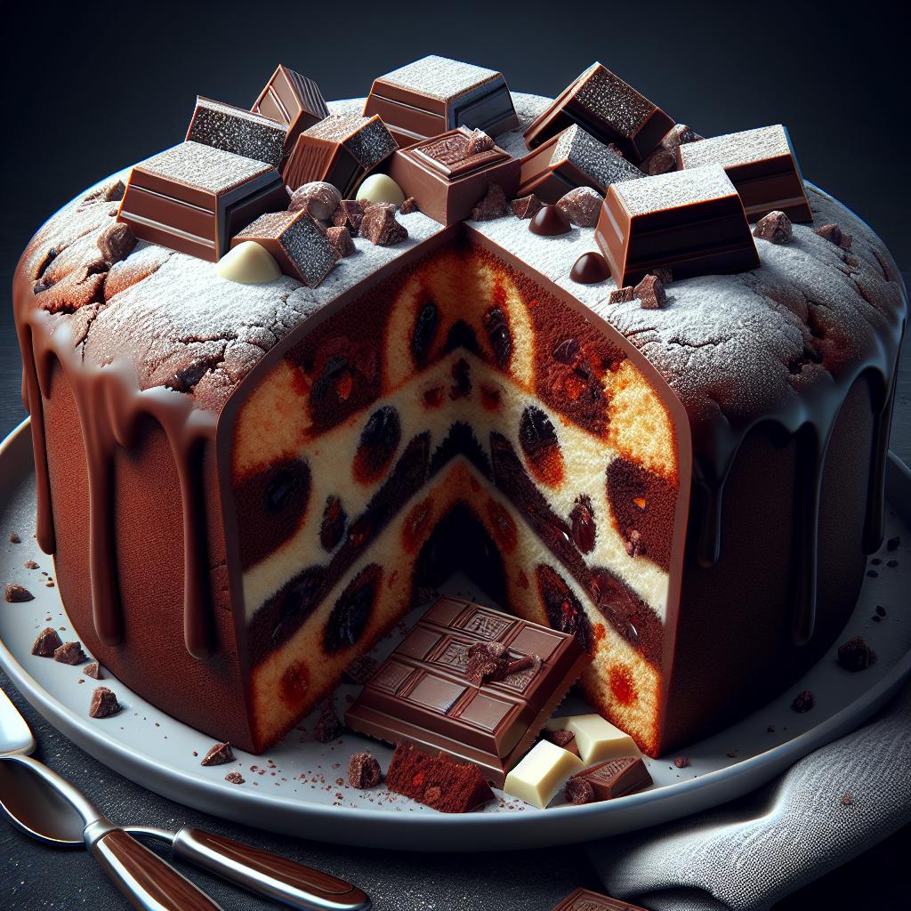 Plumcake al triple chocolate