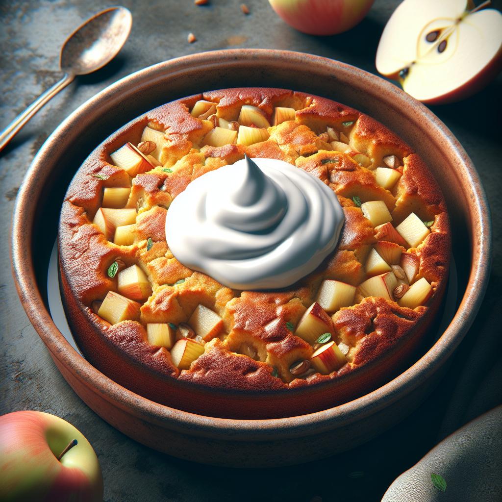 Plumcake de manzanas y yogur