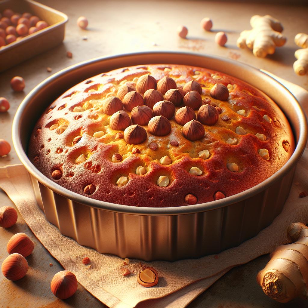 Plumcake de avellanas y jengibre