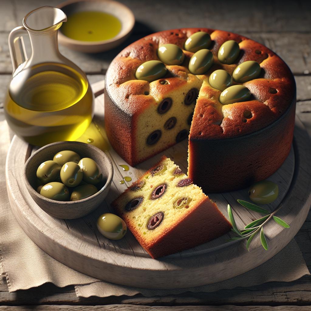 Plumcake salado con aceitunas