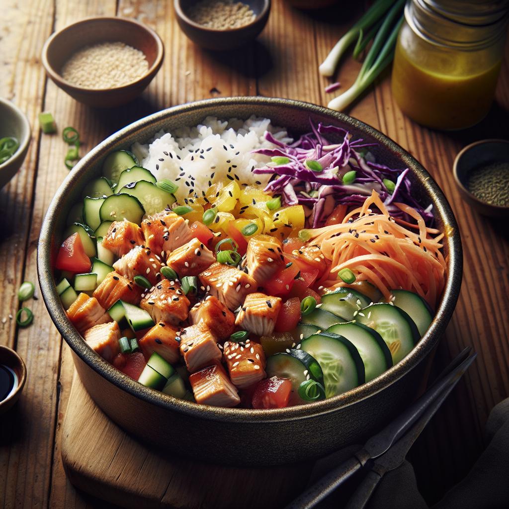 Poke de pollo