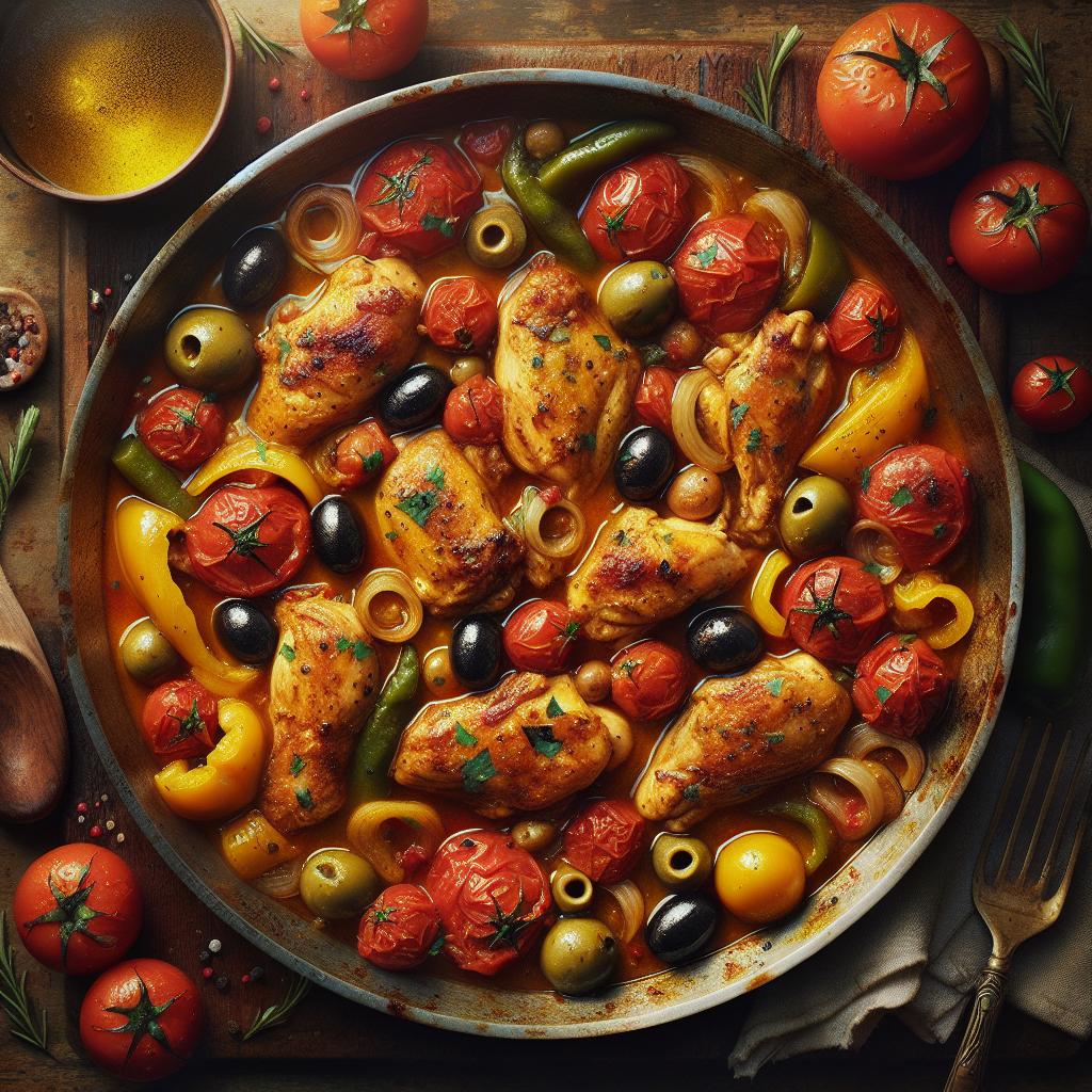 Pollo a la campesina