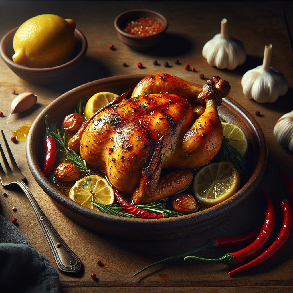 Pollo a la diabla
