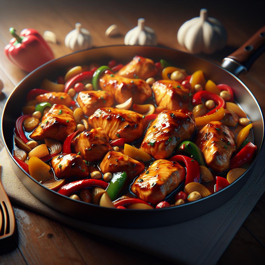 Pollo a la salsa de soja