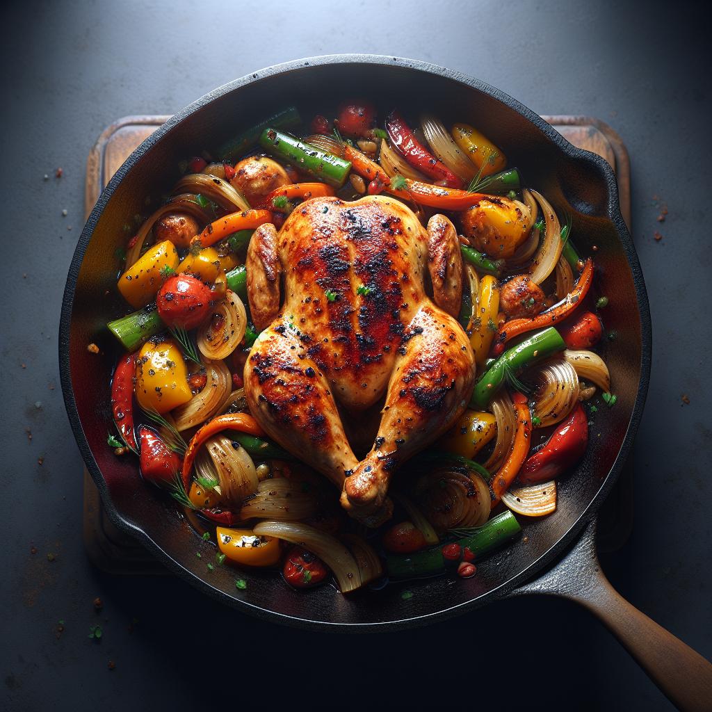 Pollo en sartén