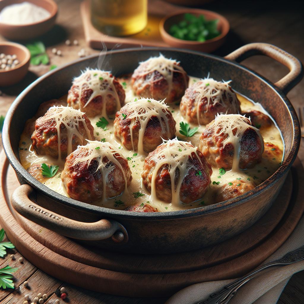 Albóndigas al horno con pecorino romano