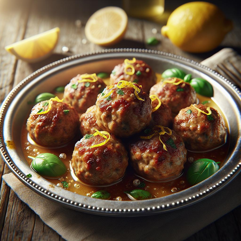 Albóndigas al limón