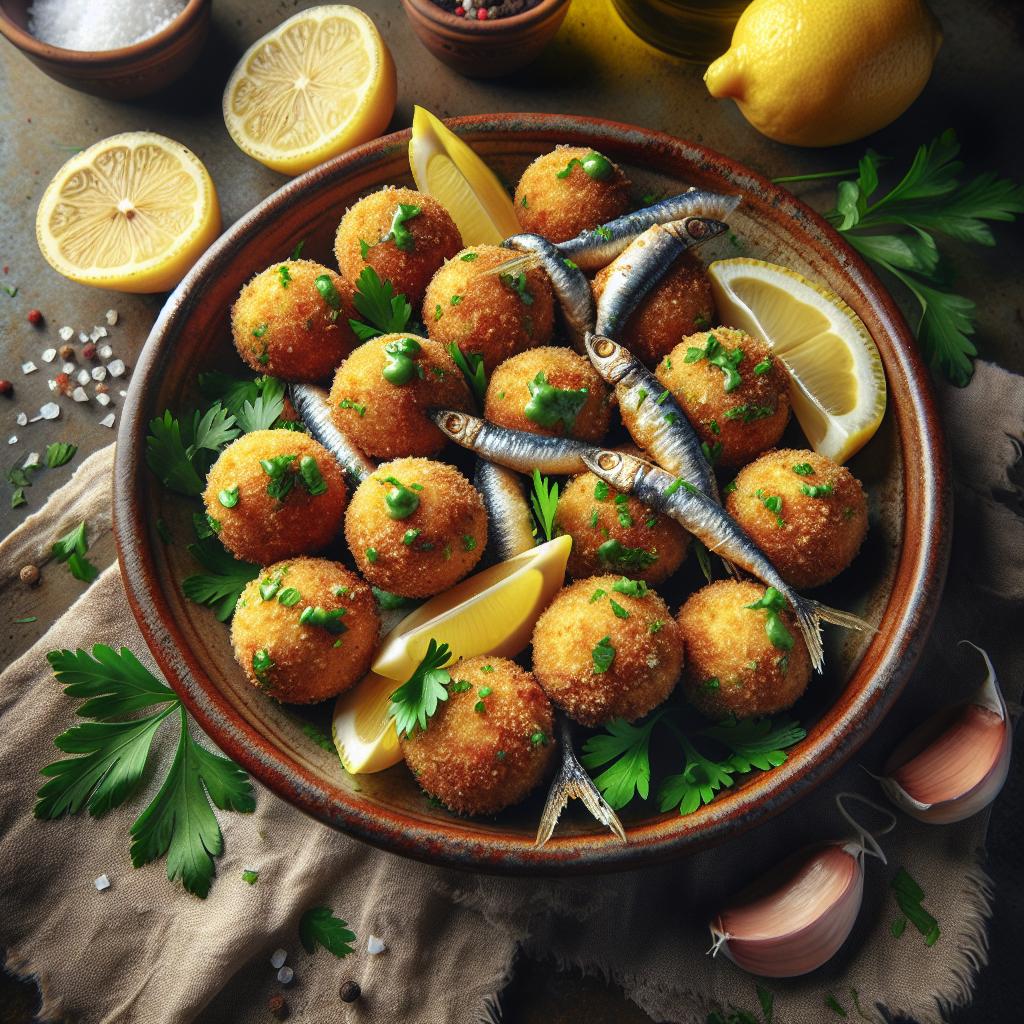 Albóndigas de anchoas