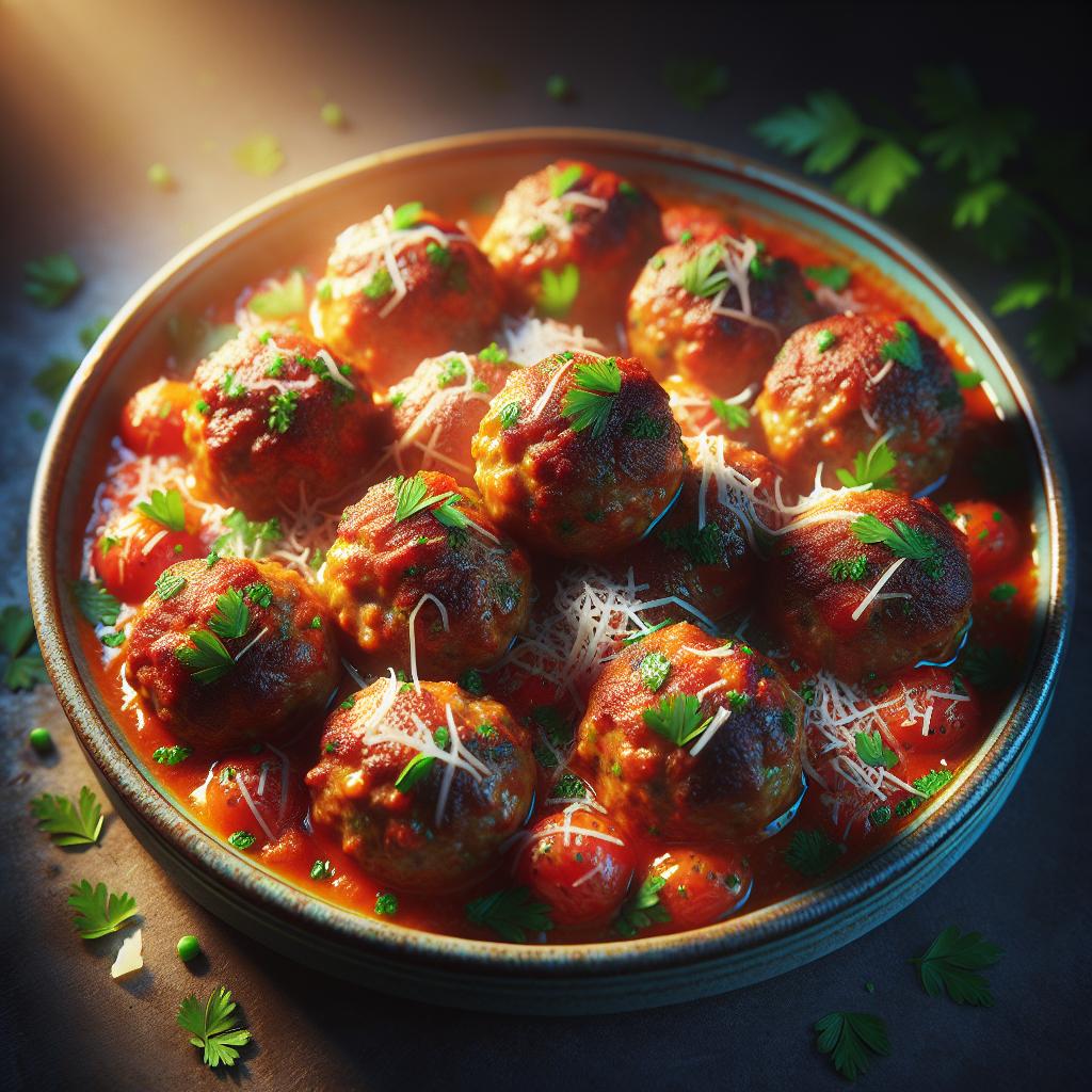 Albóndigas de carne cocida sin miga