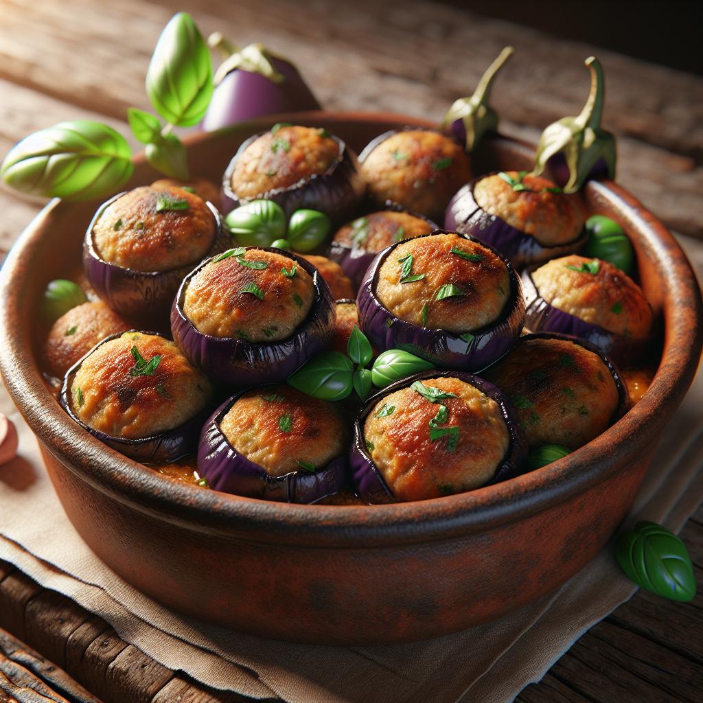 Albóndigas de berenjena
