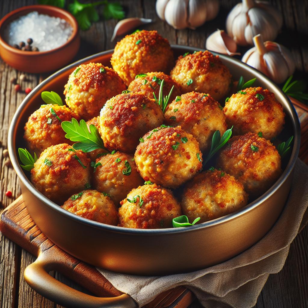 Albóndigas de pan rallado