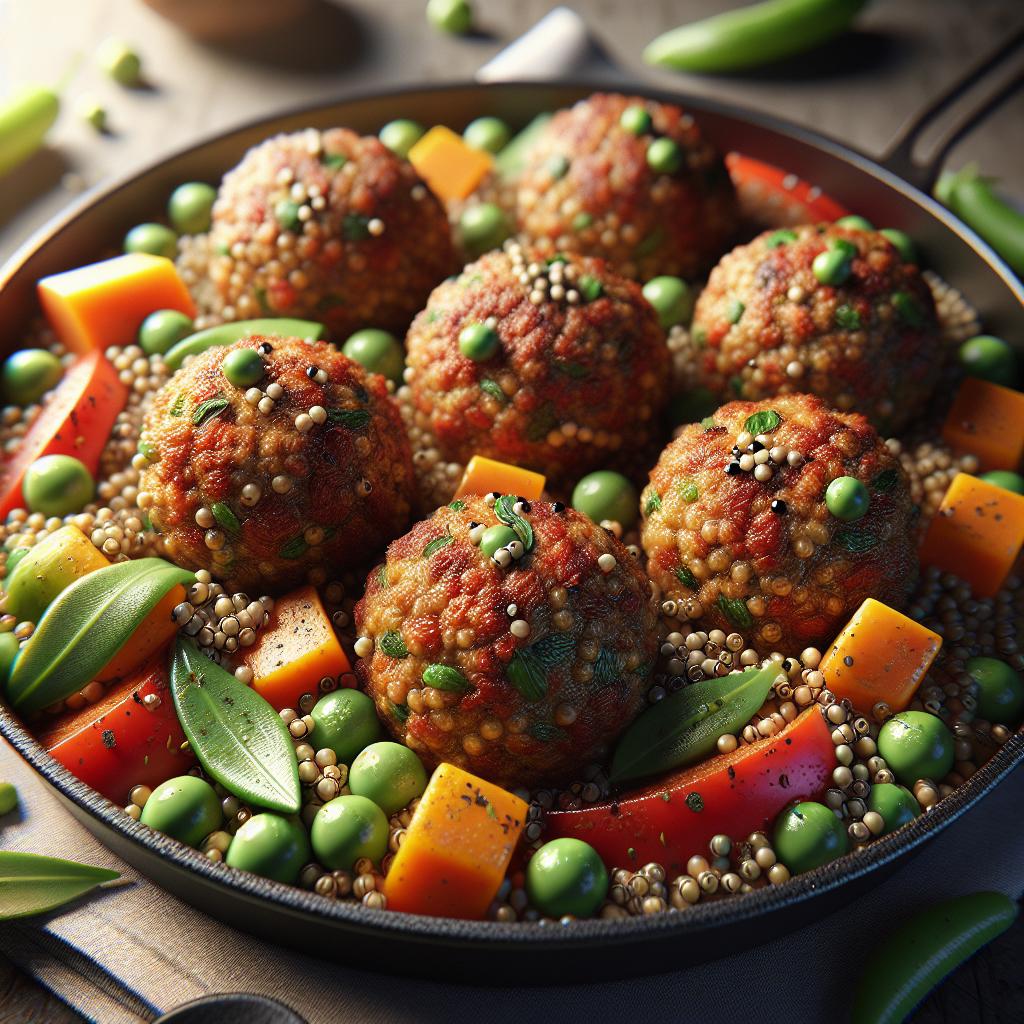 Albóndigas de quinoa y verduras