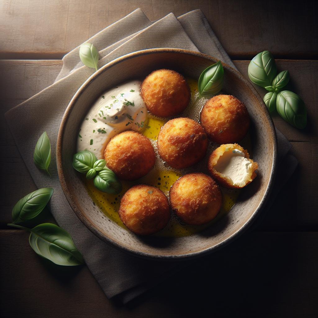 Albóndigas de ricotta fritas