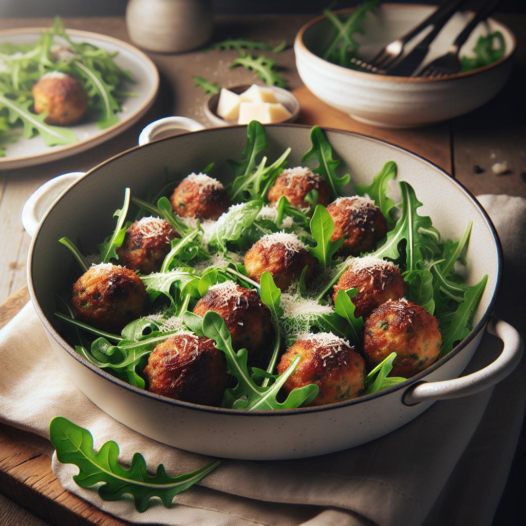 Albóndigas de rúcula