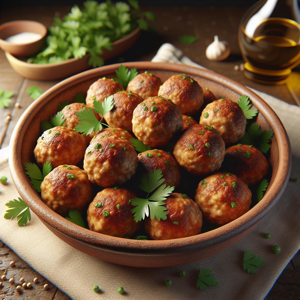 Albóndigas fritas rústicas