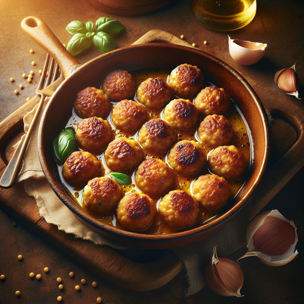 Albóndigas de mijo sin pan ni huevos