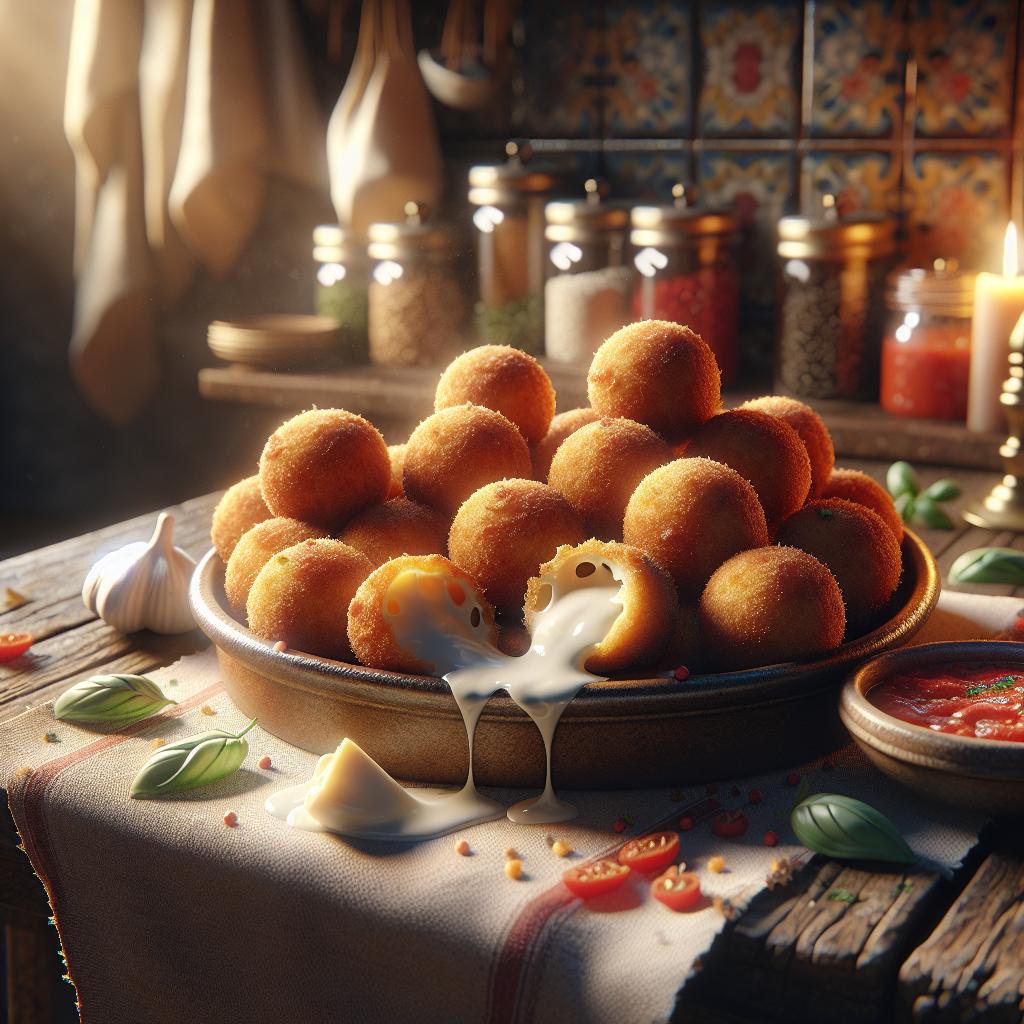 Bolas de mozzarella