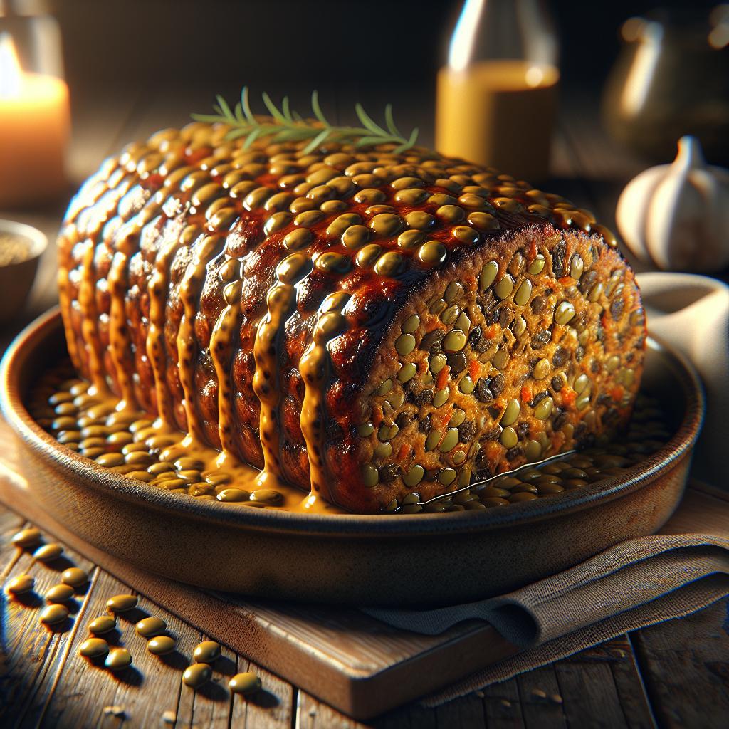सरसों से ग्लेज्ड दाल का पोलपेटोन