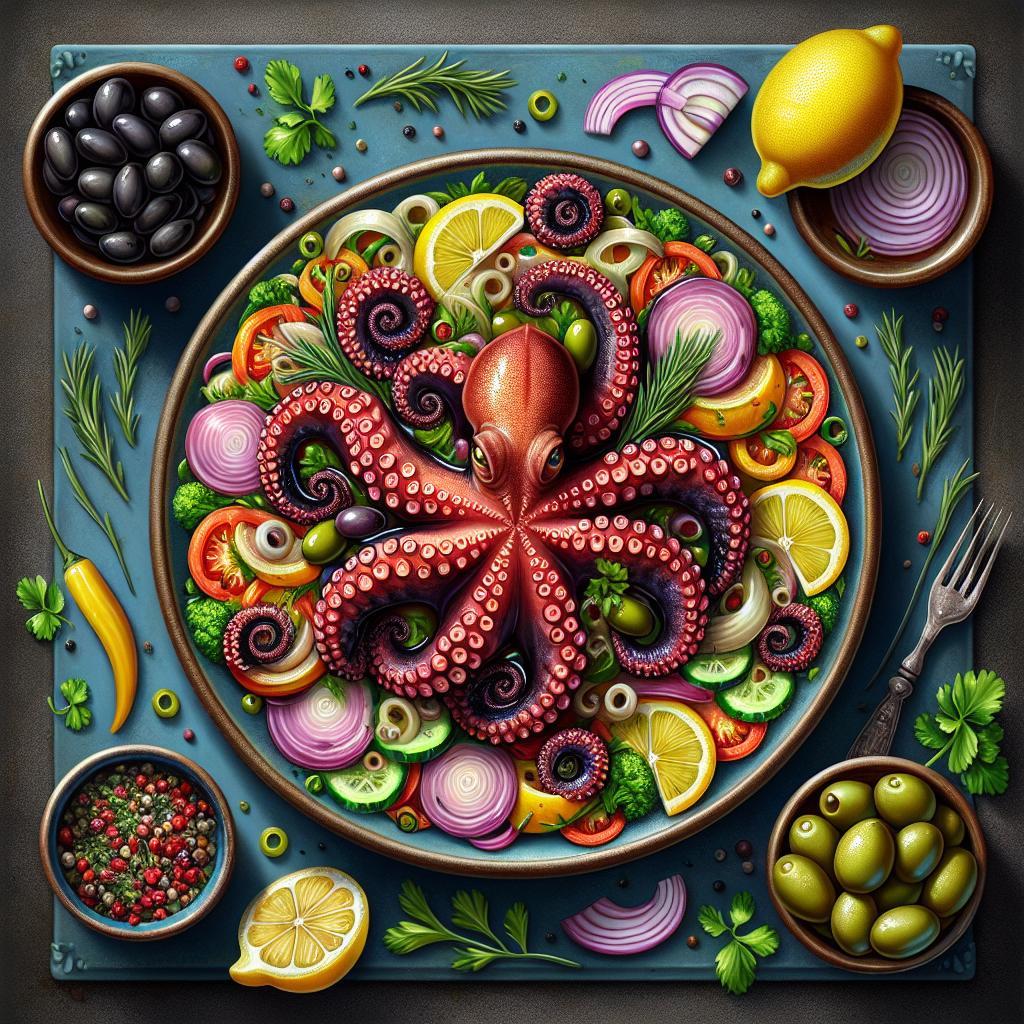 Pulpo a la griega