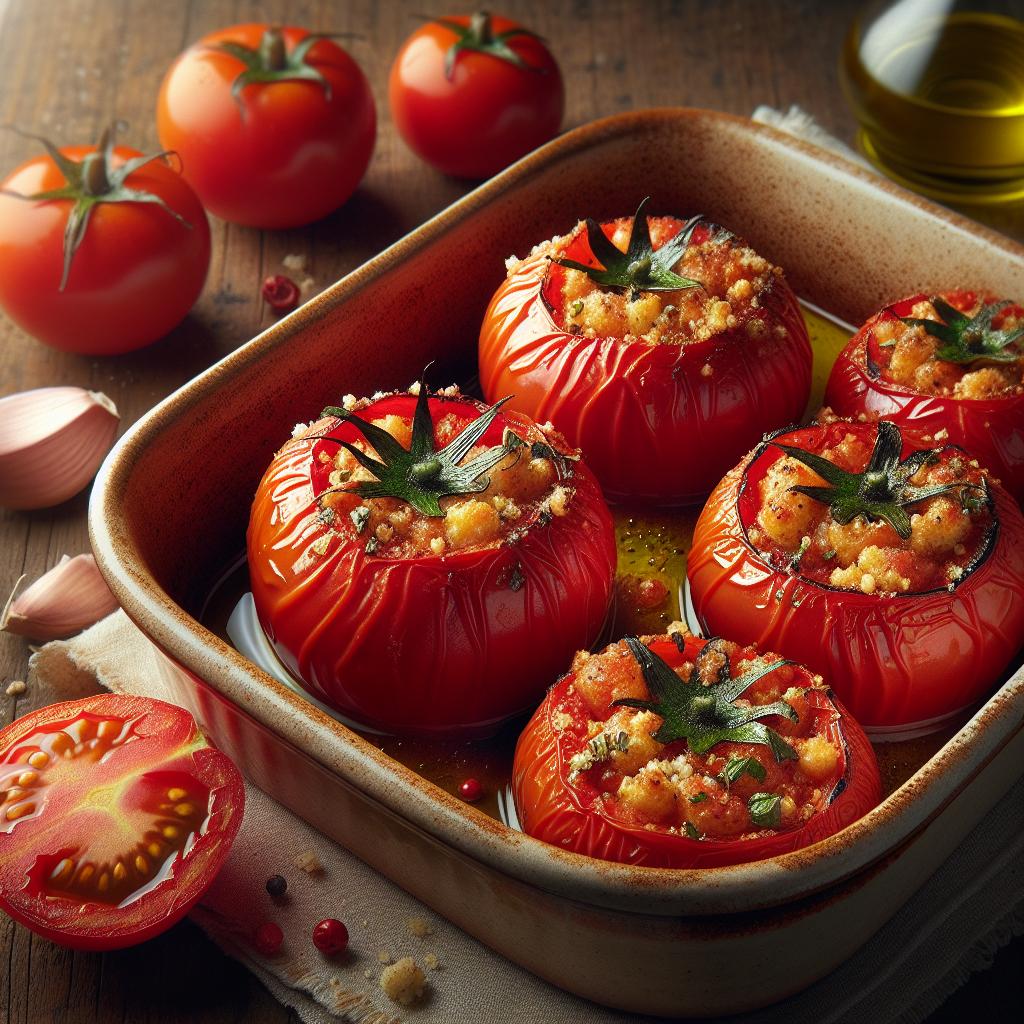 Tomates rellenos a la toscana