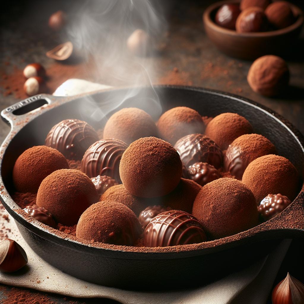 Pralinas de chocolate