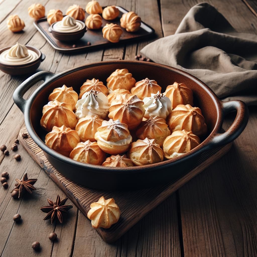 Profiteroles salados