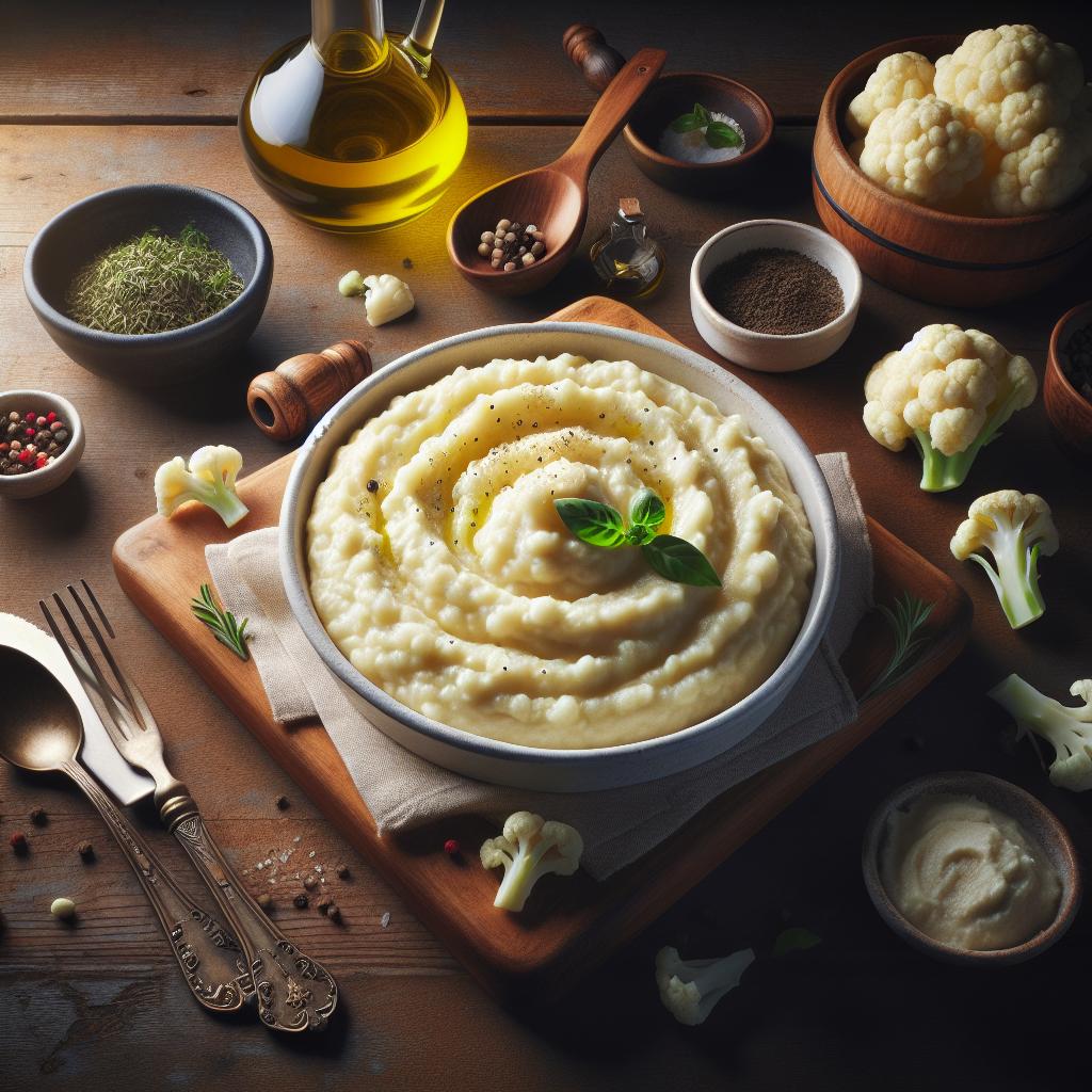 Puré de coliflor