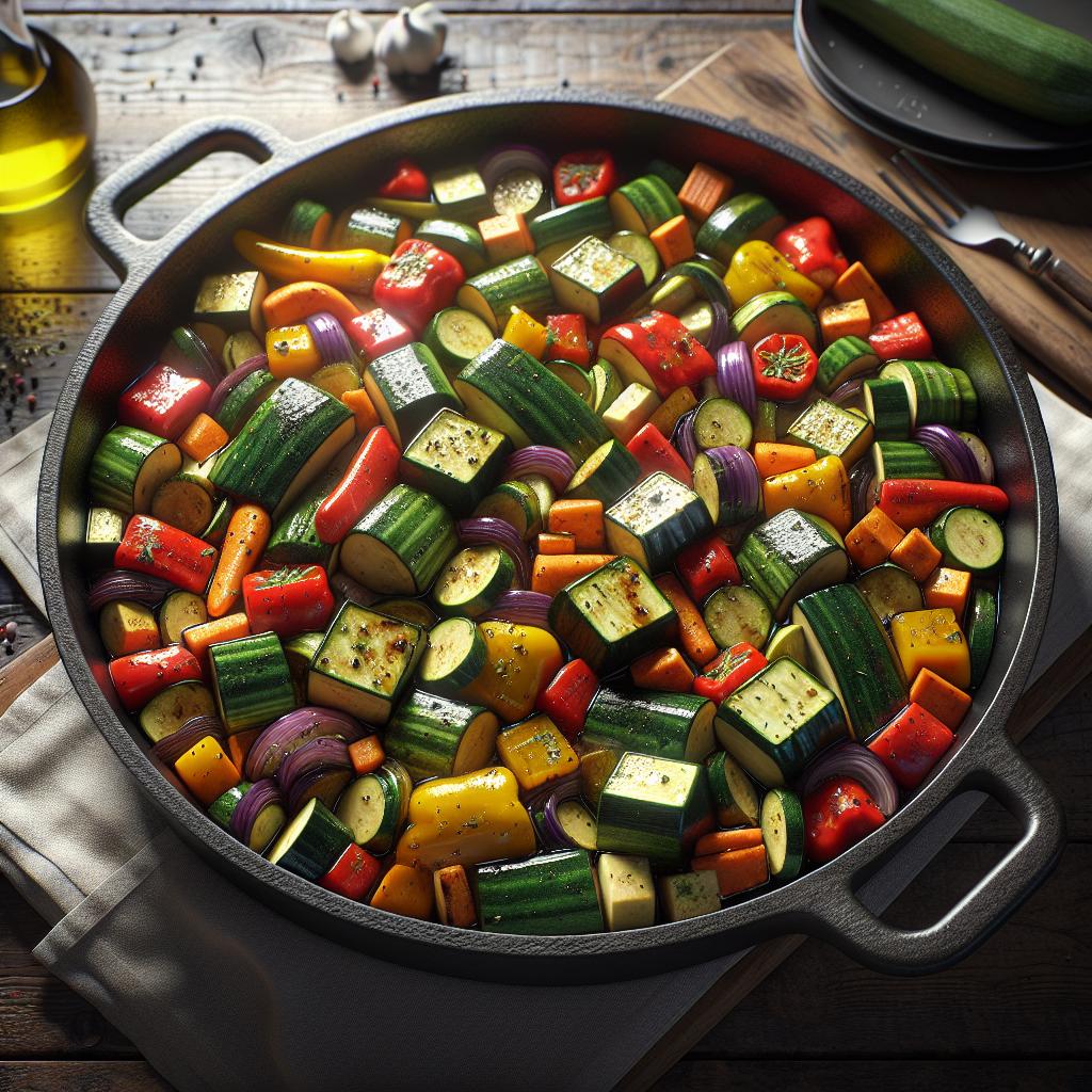 Cuadritos de verduras